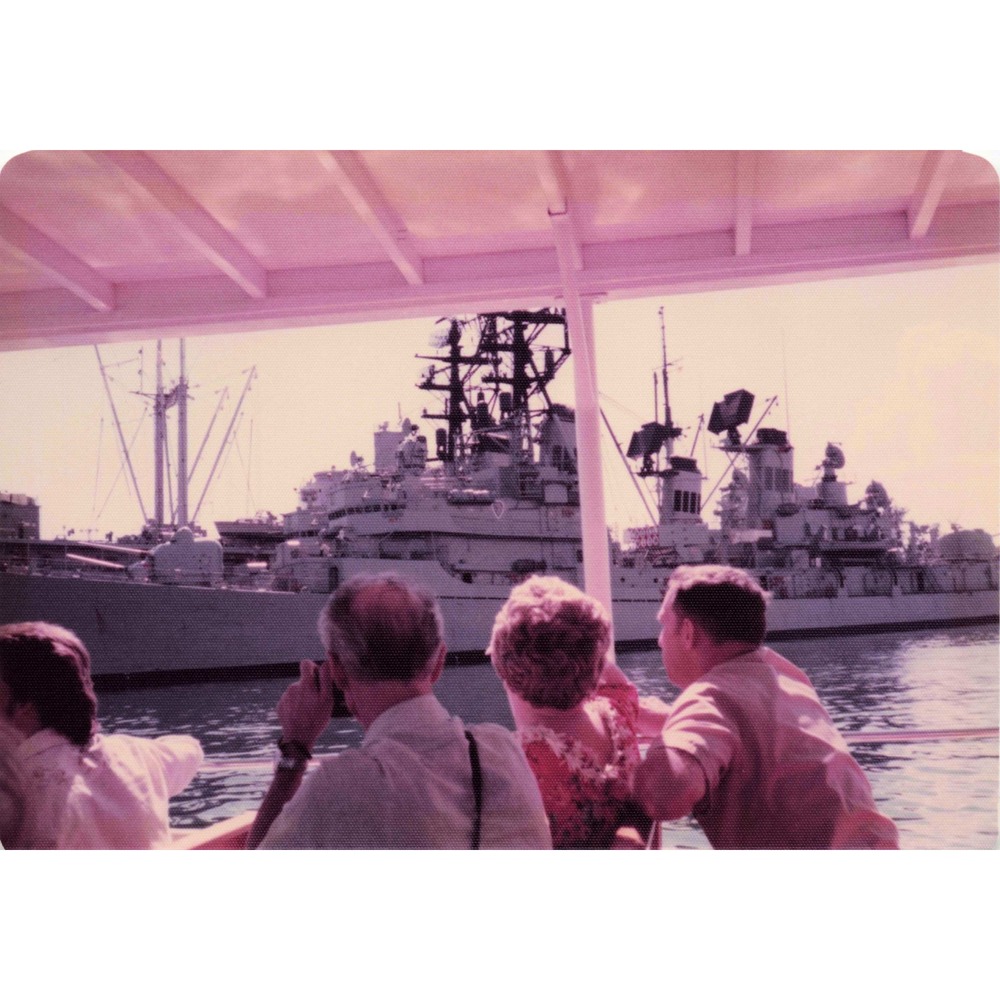 Vintage 1970s Pearl Harbor Navy Ships Tour Boat Photo Lot of 9 3.5x5 Warships - Picture 4 of 9